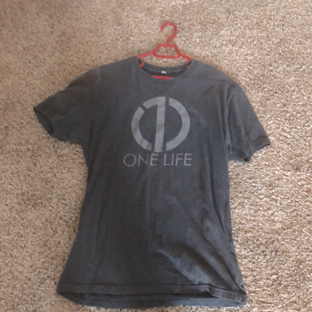 Dark grey graphic T-shirt